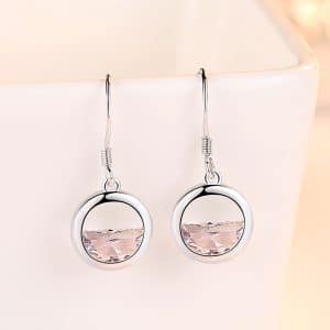 Semicircle Drop-shaped Pastoral Spring Earrings