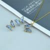 Butterfly Jewelry Set Sen Series Sweet Earrings