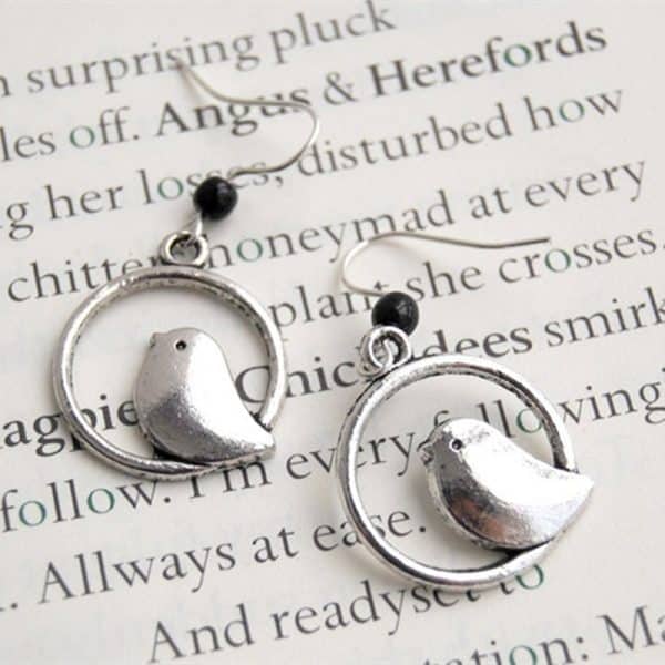 Simian Style Vintage Gemstone Bird Drop Earring Ideas