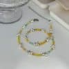 Retro Minority Advanced Design Irregular Shaped Small Pieces Of Silver Necklace
