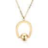 Stainless Steel Bead Chain All The Way To Have You Accessoryjewelry Valentine's Day Necklace
