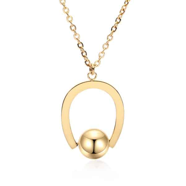 Stainless Steel Bead Chain All The Way To Have You Accessoryjewelry Valentine's Day Necklace