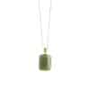 Hotian Jade Pendant High-grade Temperament Titanium Steel All-match Clavicle Chain Female