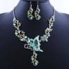 Dielian Flower Necklace Jewelry Set