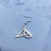 Professional Creative Compasses Set Square Eardrops Physical Lovers Earrings