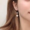 Water Drop Style Temperament French Earrings