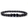 Glitter stone volcanic stone bracelet