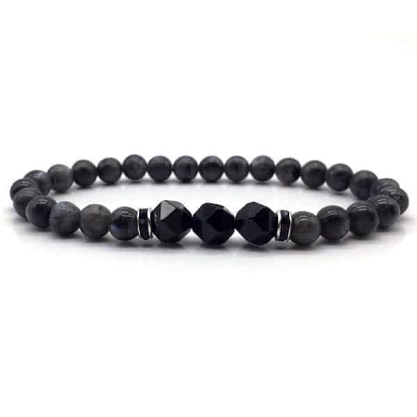 Glitter stone volcanic stone bracelet