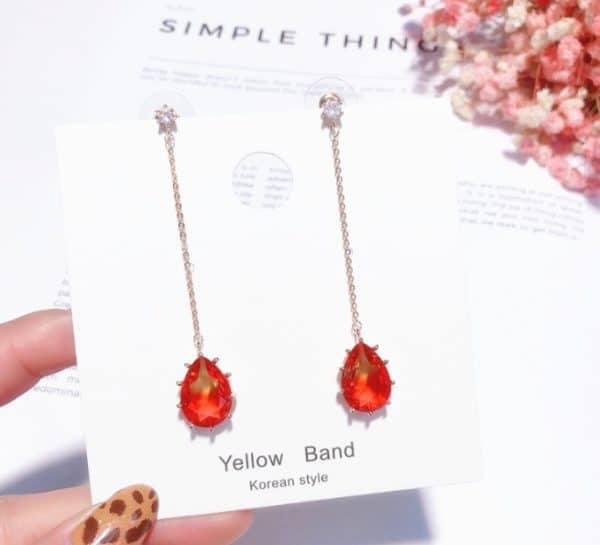 Water drop earrings