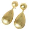 Women's Fashionable Golden Silver Drop Shape Earrings