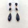 Drop-shaped Crystal Glass Jewelry Long Earrings