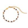 Women's Natural Stone 1 Stainless Steel Bracelet Jewelry