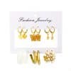 Butterfly Pearl Earring Set Combination Fashion