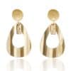 Drop-shaped acrylic earrings