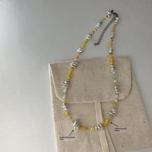 Retro Minority Advanced Design Irregular Shaped Small Pieces Of Silver Necklace