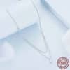 All-matching New Shining Double-layer Necklace S925 Sterling Silver Personality