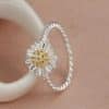Women's Fashion Personality SUNFLOWER Adjustable Ring