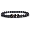 Glitter stone volcanic stone bracelet