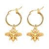 Bee Insect Ear Drop Earrings
