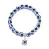 Blue Devil's Eye Bracelet Butterfly Turtle Owl Pendant Resin