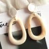 Drop style resin earrings