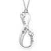 Inlaid stone jewelry personalized clavicle chain