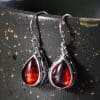 Agate Drop-Shaped Fashion Personality Female Earrings