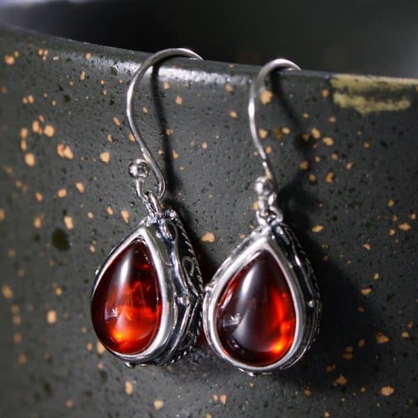 Agate Drop-Shaped Fashion Personality Female Earrings