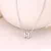 18k Gold Titanium Steel Necklace With 26 English Letters