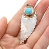 Exquisite Gift Natural Stone Semi-precious Stone Carved Pendant