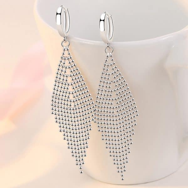 Bead Curtain Earrings Jewelry Water Drop Wheat