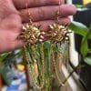 Sun Crystal Stone Earrings Jewelry