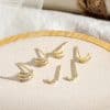 New Fashion Earrings Set Simple Ins Wind Hook