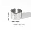 Fashion Personalized New Fishtail Palm Plaid Ring