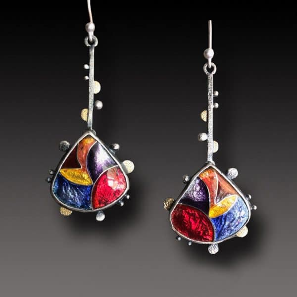 Bohemian Drop-shaped Shiny Colorful Sexy Earrings