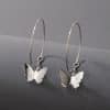 Circle Torus Geometric Exaggerated Earrings
