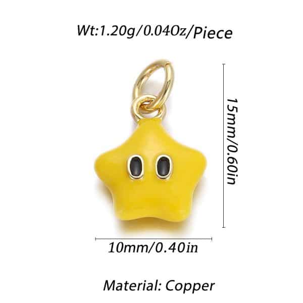 Angel Mermaid Love Heart Character Zircon Pendant Diy Bracelet Necklace