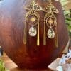 Boho Oleoresin Crystal Drop Earrings