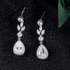 Elegant Long Style Drop AAA Zircon Earrings