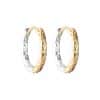 925 Sterling Silver Gold And Silver Color Matching Circle Ear Clip Women