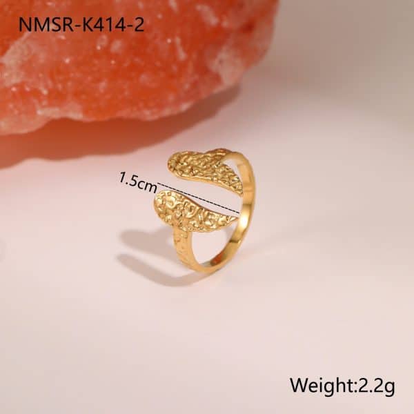 European And American Hollow Heart Shape With Diamond Pendant Stainless Steel Necklace