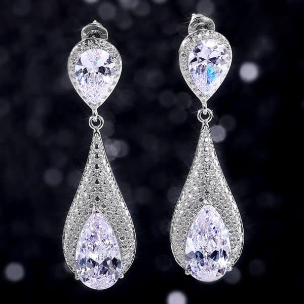 Bohemian New Water Drop Long Earrings Women