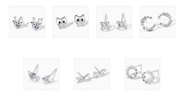 Simple And High-end Earrings Set