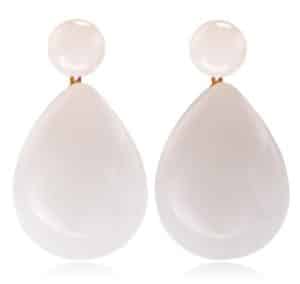 Exaggerated Resin Drop Gemstone  Earrings Female Fashion Bohemia