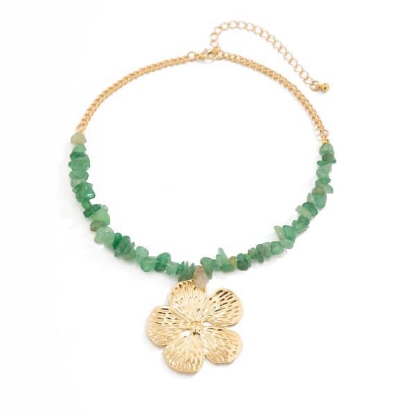 Irregular Beach Wind Gravel Clavicle Chain