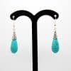 Bohemian long drop earrings