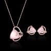 Two-piece Fashion Necklace And Earrings Bridal Banquet Jewelry Set