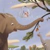 Heart-shaped Pendant Bracelet Cute Elephant Mother Bracelet Female Gift