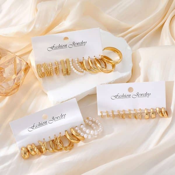 Women's Fashion Creative Personalized Earrings Suit