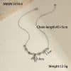 Women's Versatile Light Luxury Bamboo Knot Bamboo Leaf Necklace